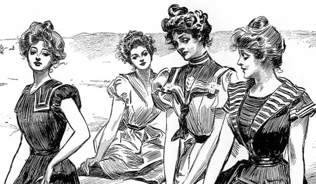 Gibson Girls, “Picturesque America”.