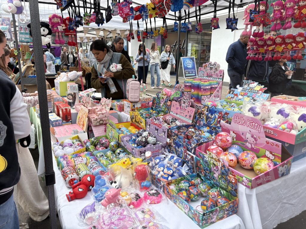 Toys for sale at St Albans' Spring Festival