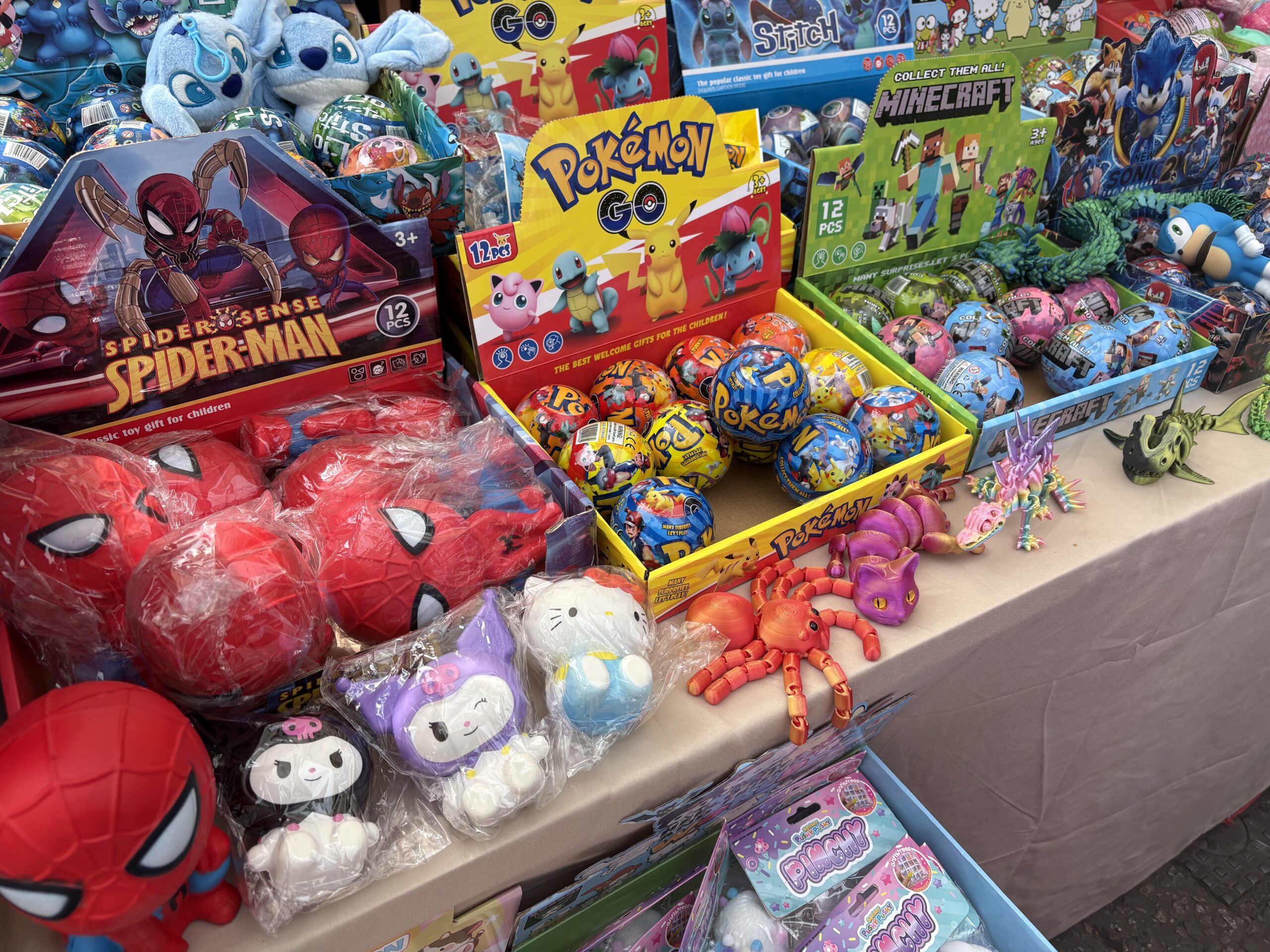 Toys for sale at St Albans' Spring Festival