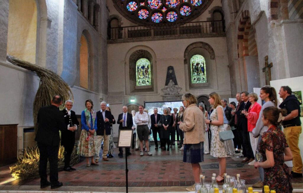 The launch of the Watershed installation. Photo: Banita Lal