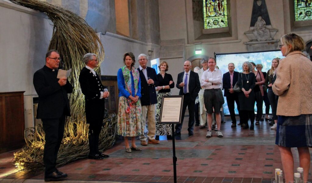 The launch of the Watershed installation. Photo: Banita Lal