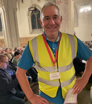 Peter Goodman in his stewarding role