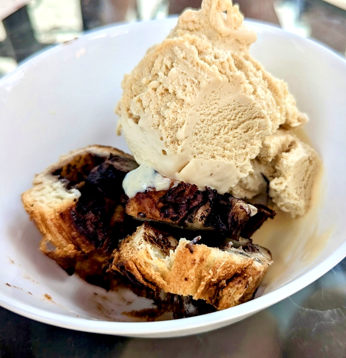 Malt ice cream