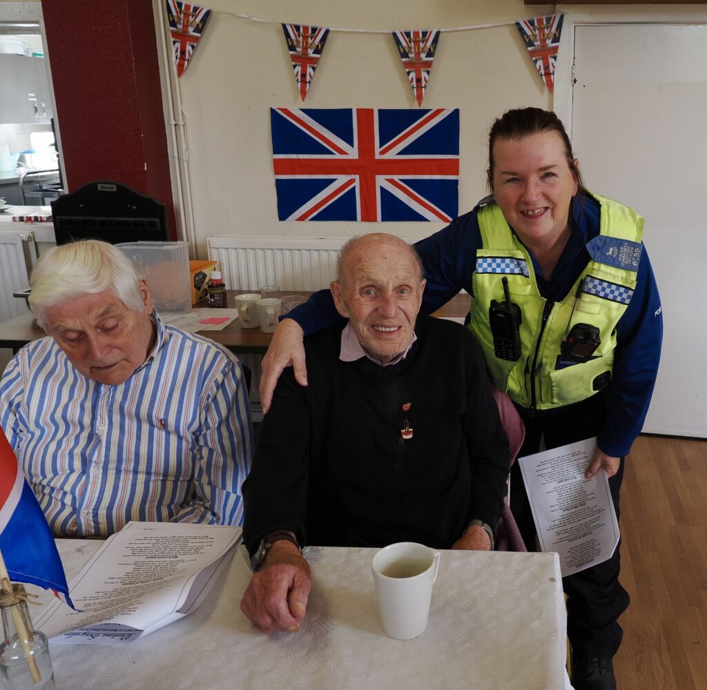 VE Day lunch at the Caledon Community Centre in London Colney. Photo: John Andrews
