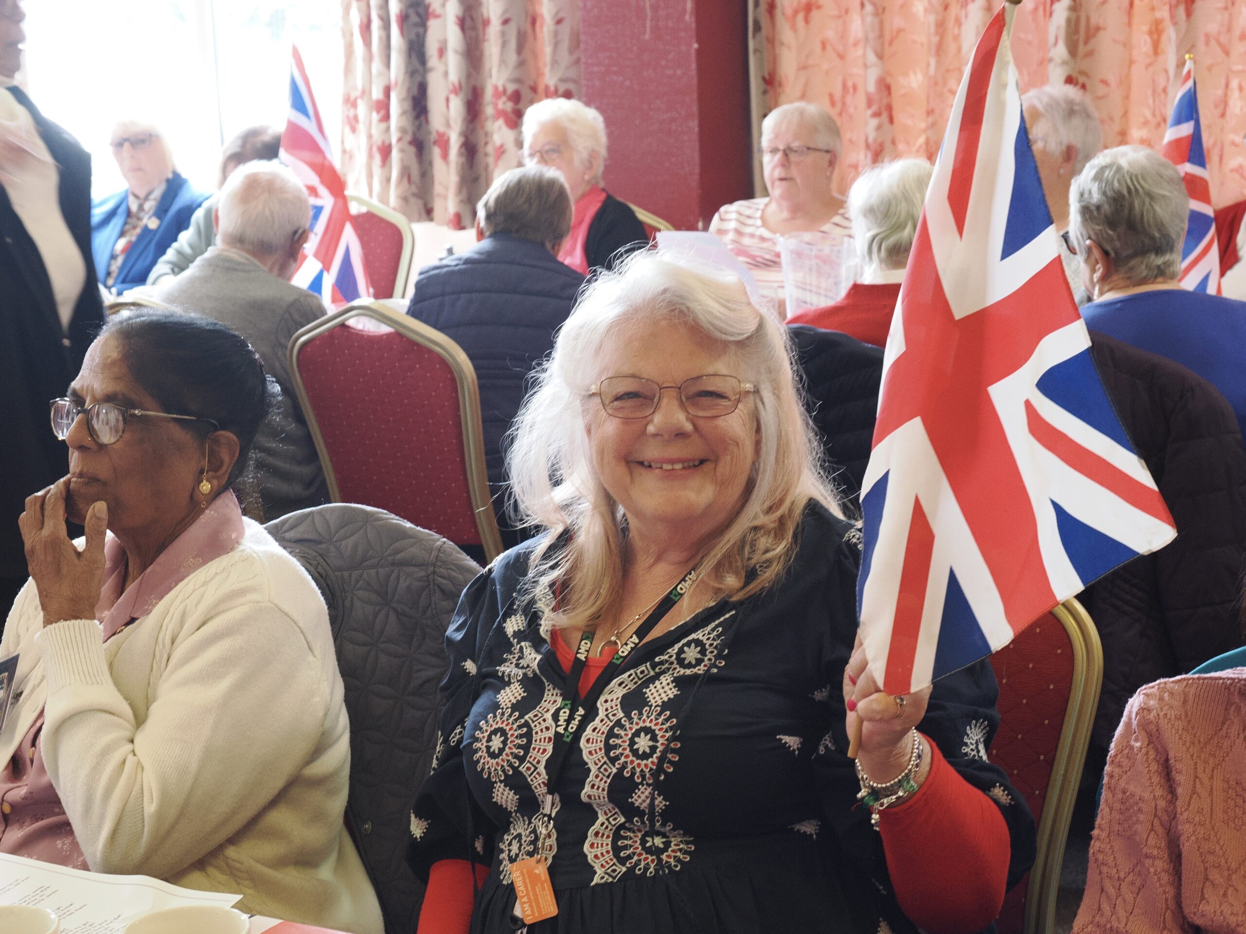 VE Day lunch at the Caledon Community Centre in London Colney. Photo: John Andrews
