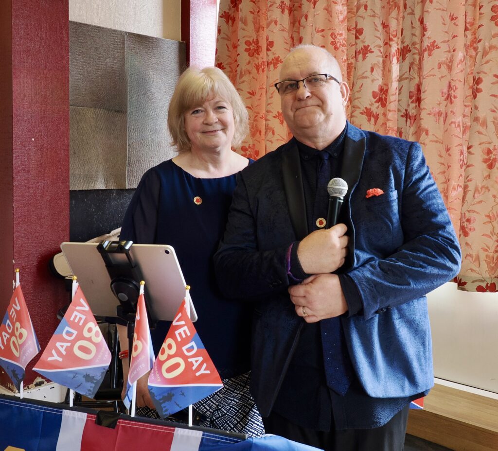 VE Day lunch at the Caledon Community Centre in London Colney. Photo: John Andrews