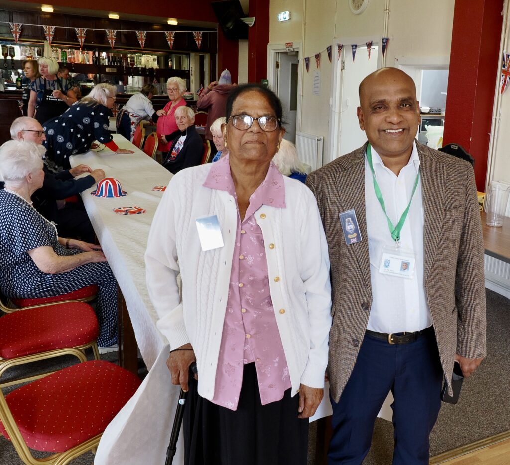 VE Day lunch at the Caledon Community Centre in London Colney. Photo: John Andrews