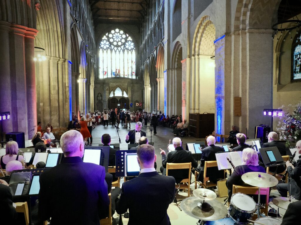 St Albans Cathedral's VE Day dance. Photo: John Andrews