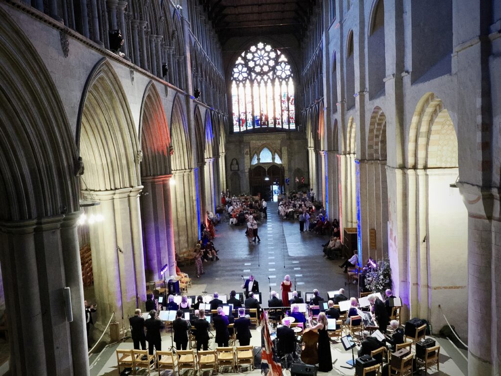St Albans Cathedral's VE Day dance. Photo: John Andrews