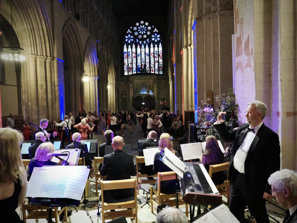 St Albans Cathedral's VE Day dance. Photo: John Andrews