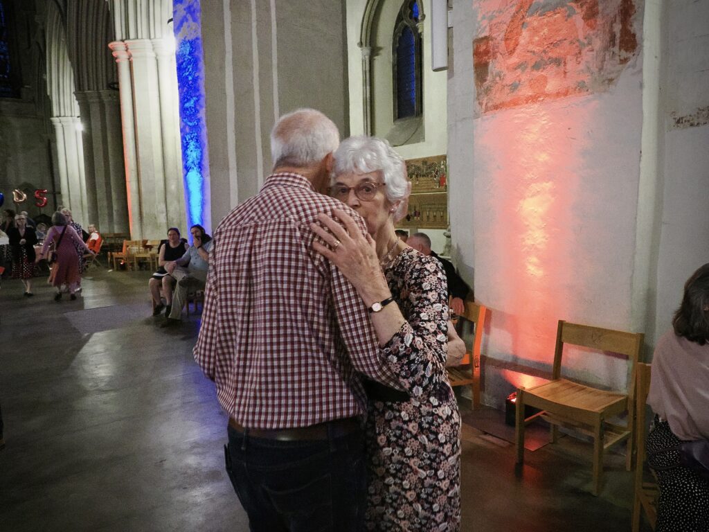 St Albans Cathedral's VE Day dance. Photo: John Andrews