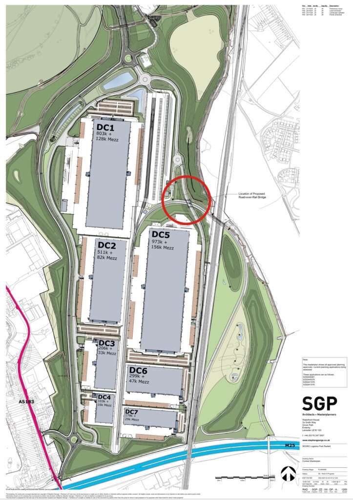 The plans for the new bridge.