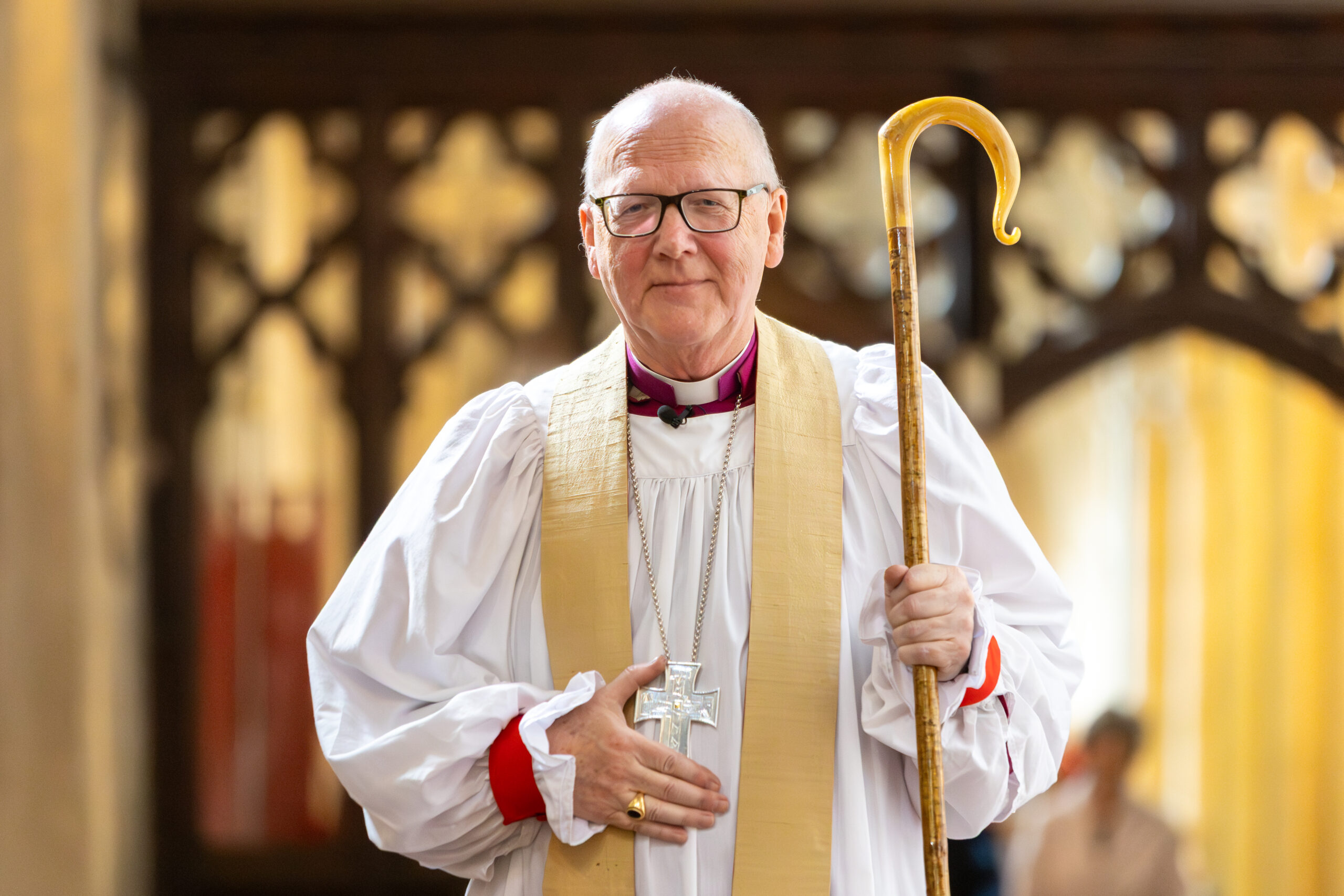 Bishop of St Albans the Rt Revd Alan Smith's final service. Photo: Toby Shepheard