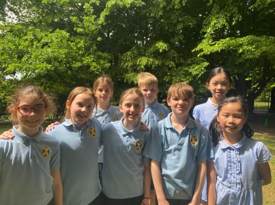 Pupils from Abbey Church of England Voluntary Aided Primary School