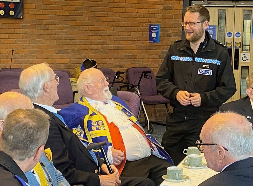 A veterans' lunch at the Civic Centre.