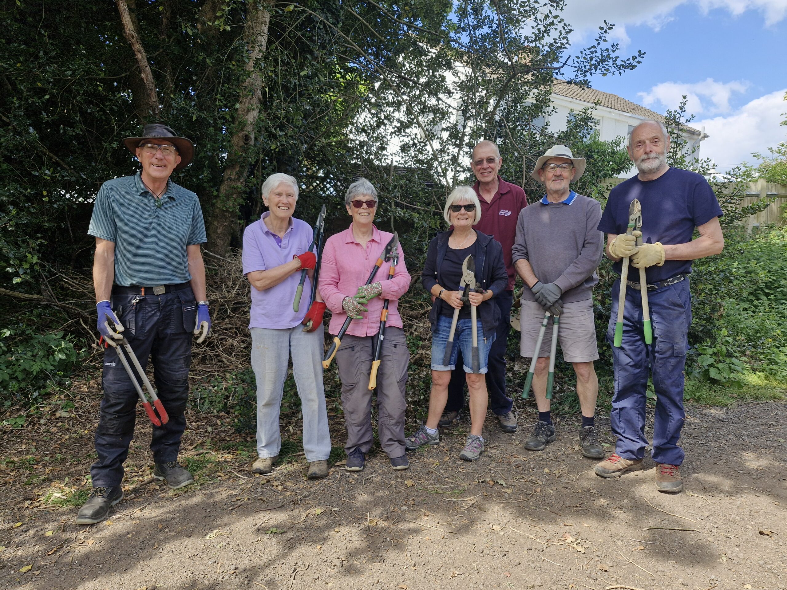 Volunteers from the Friends of Jersey Lane