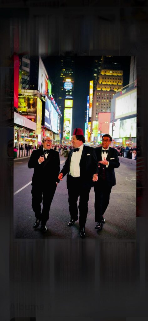 The cast of The Last Laugh hit Broadway.