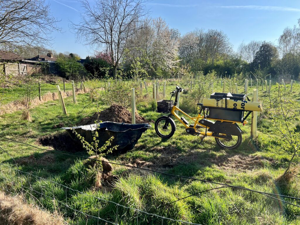 Matt Fisher and the cargo e-bike