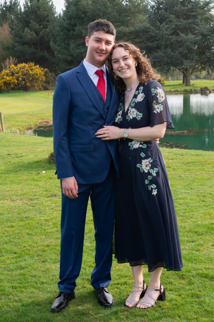 Ben Collins and his girlfriend Emma