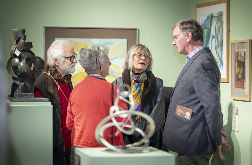 The opening event for Firm Foundations at St Albans Museum + Gallery. Photo: Ann Kelly