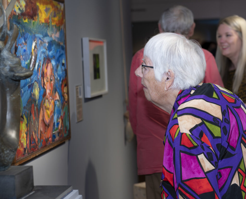 The opening event for Firm Foundations at St Albans Museum + Gallery. Photo: Ann Kelly