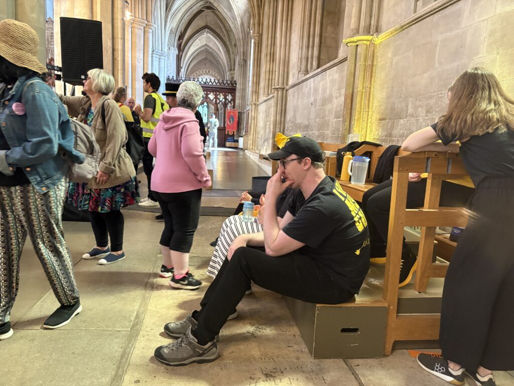 Electric Umbrella at St Albans Cathedral. Photo: Matt Adams