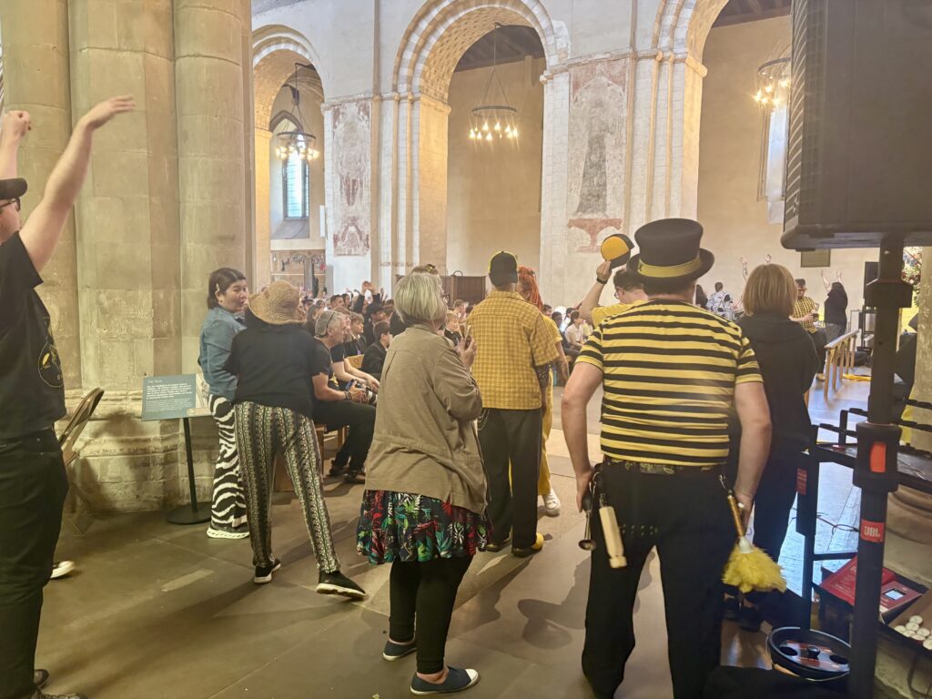 Electric Umbrella at St Albans Cathedral. Photo: Matt Adams