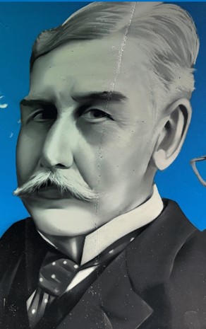 Richard Lydekker, 1849-1915, the naturalist, geologist and Keeper of Palaeontology at the British Museum, who lived at Harpenden Lodge