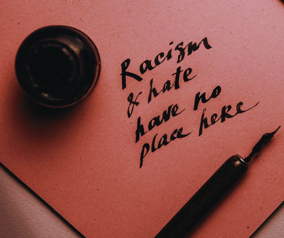 Racism and hate have no place here.