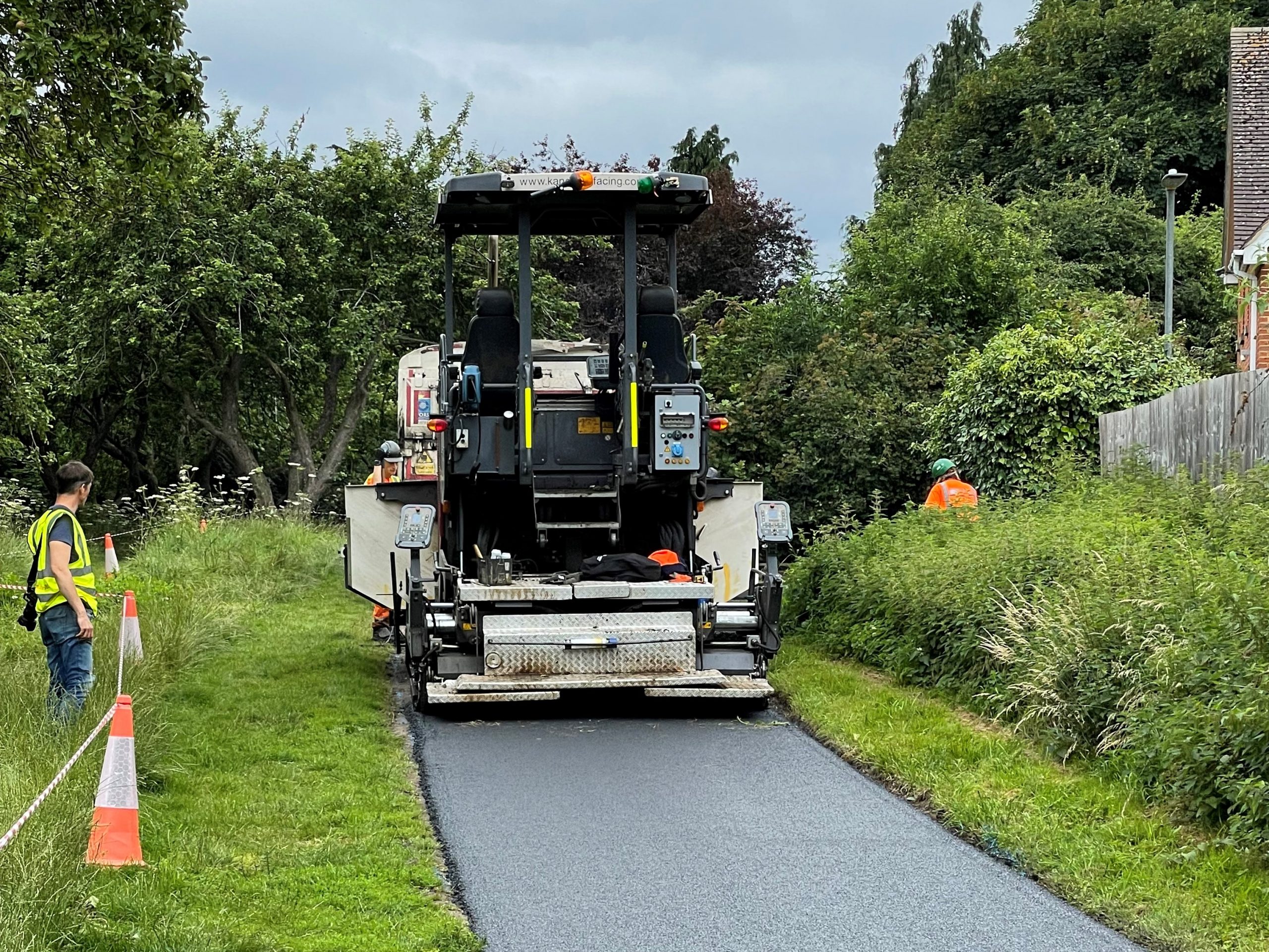 Repair work is set to take place on paths in Highfield Park.