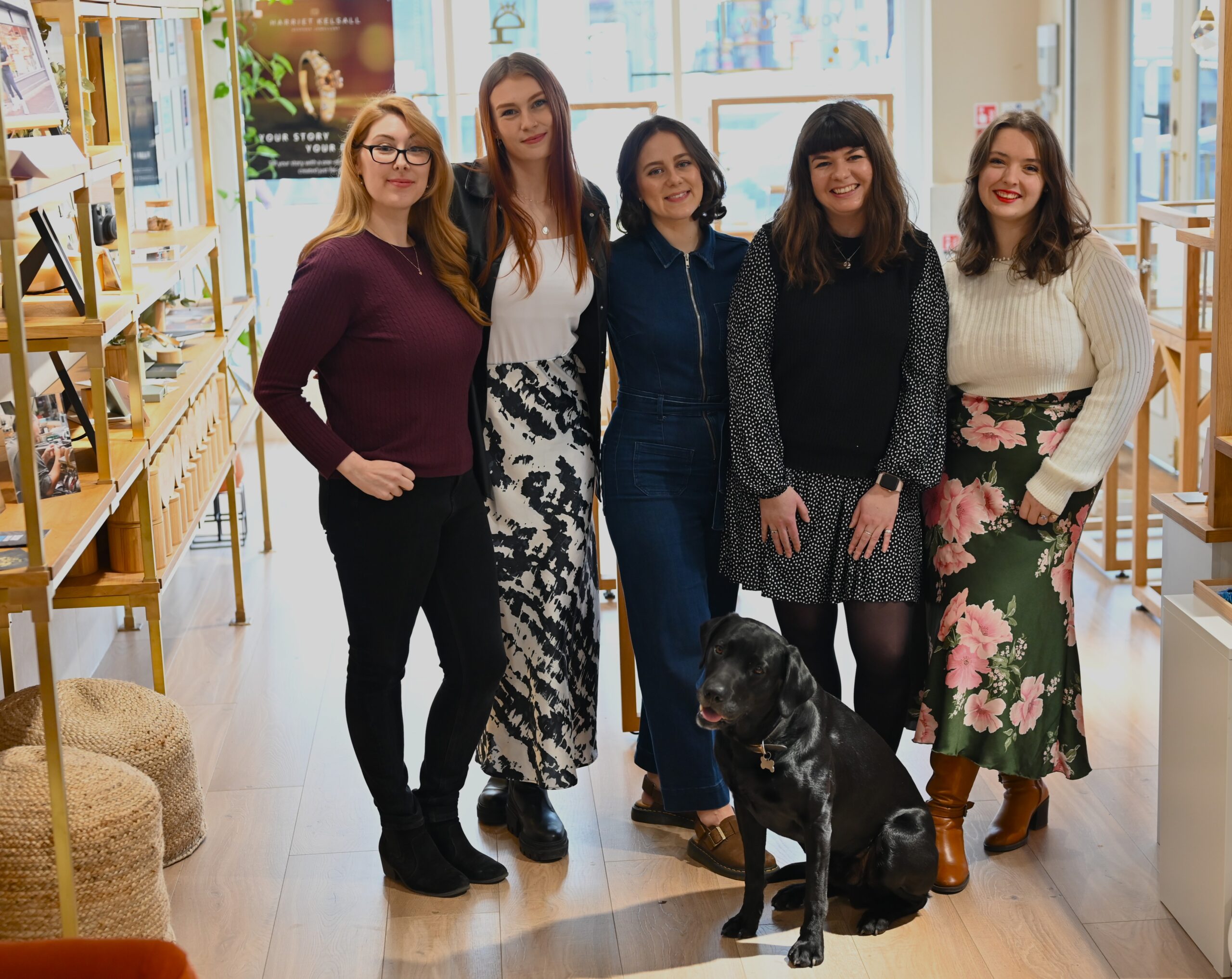 The team at Harriet Kelsall Bespoke Jewellery in St Albans.