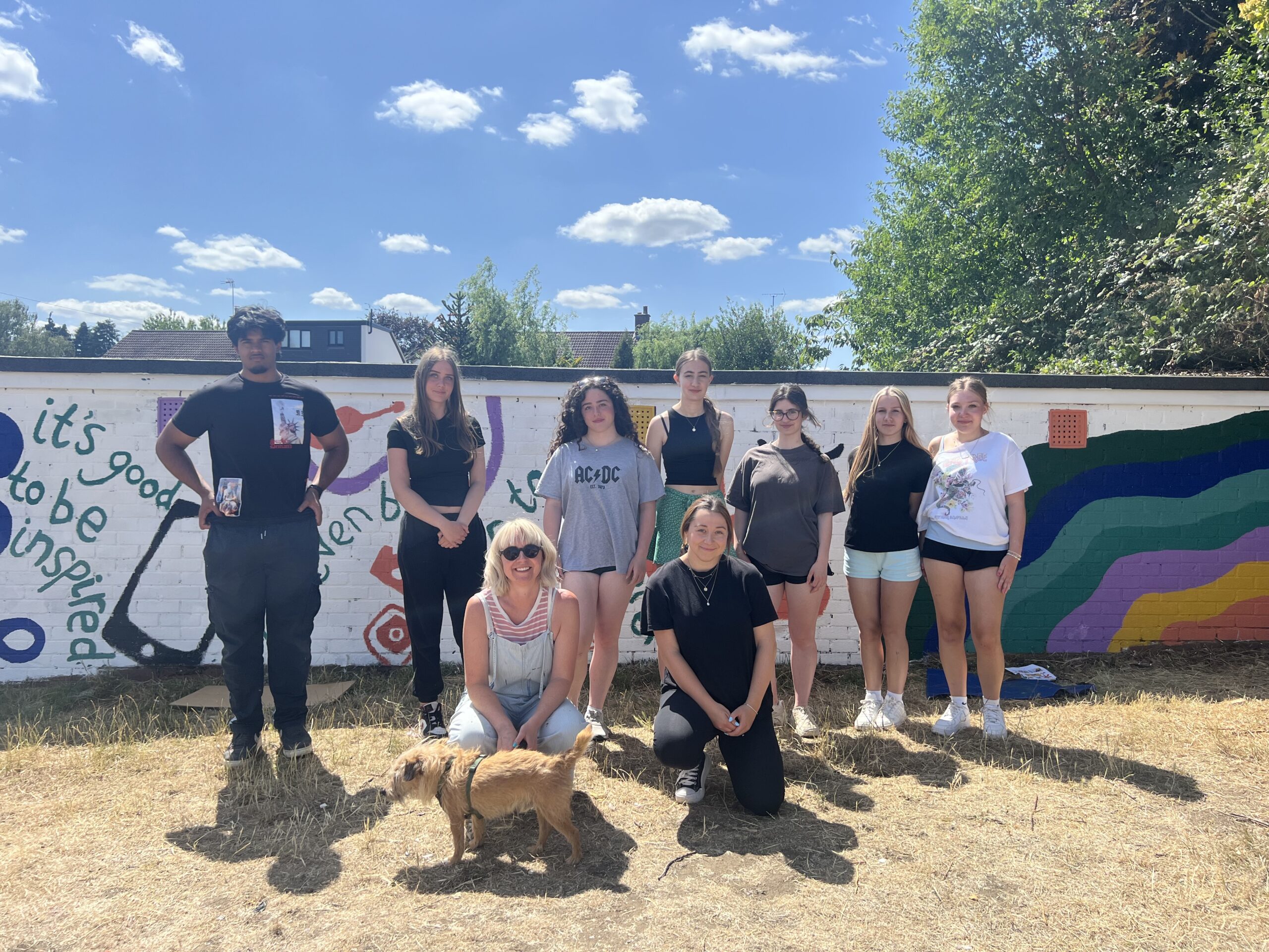 A new mural has been created by Samuel Ryder Academy students in London Colney.
