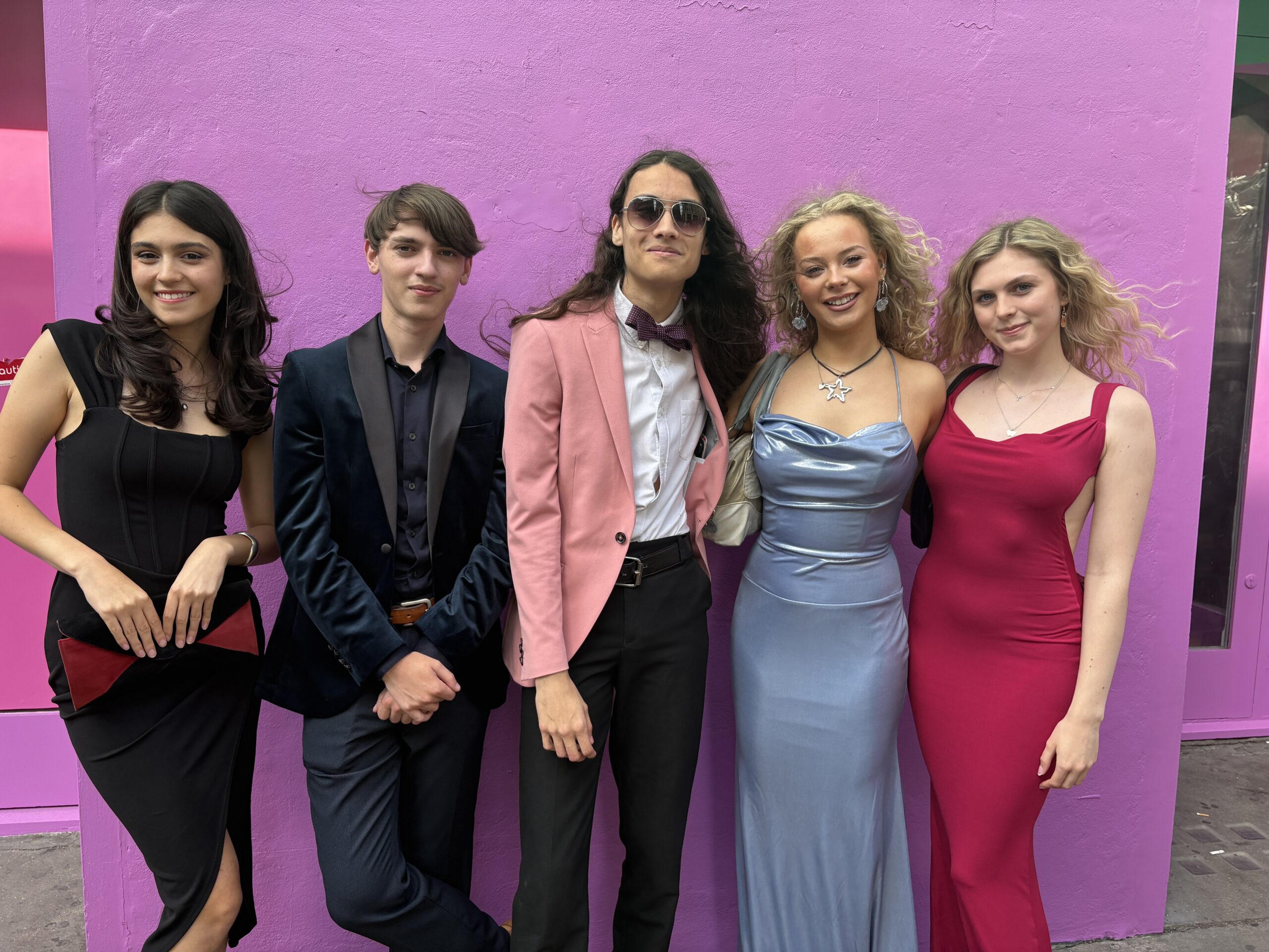 Marlborough drama students at the National School Theatre Awards.