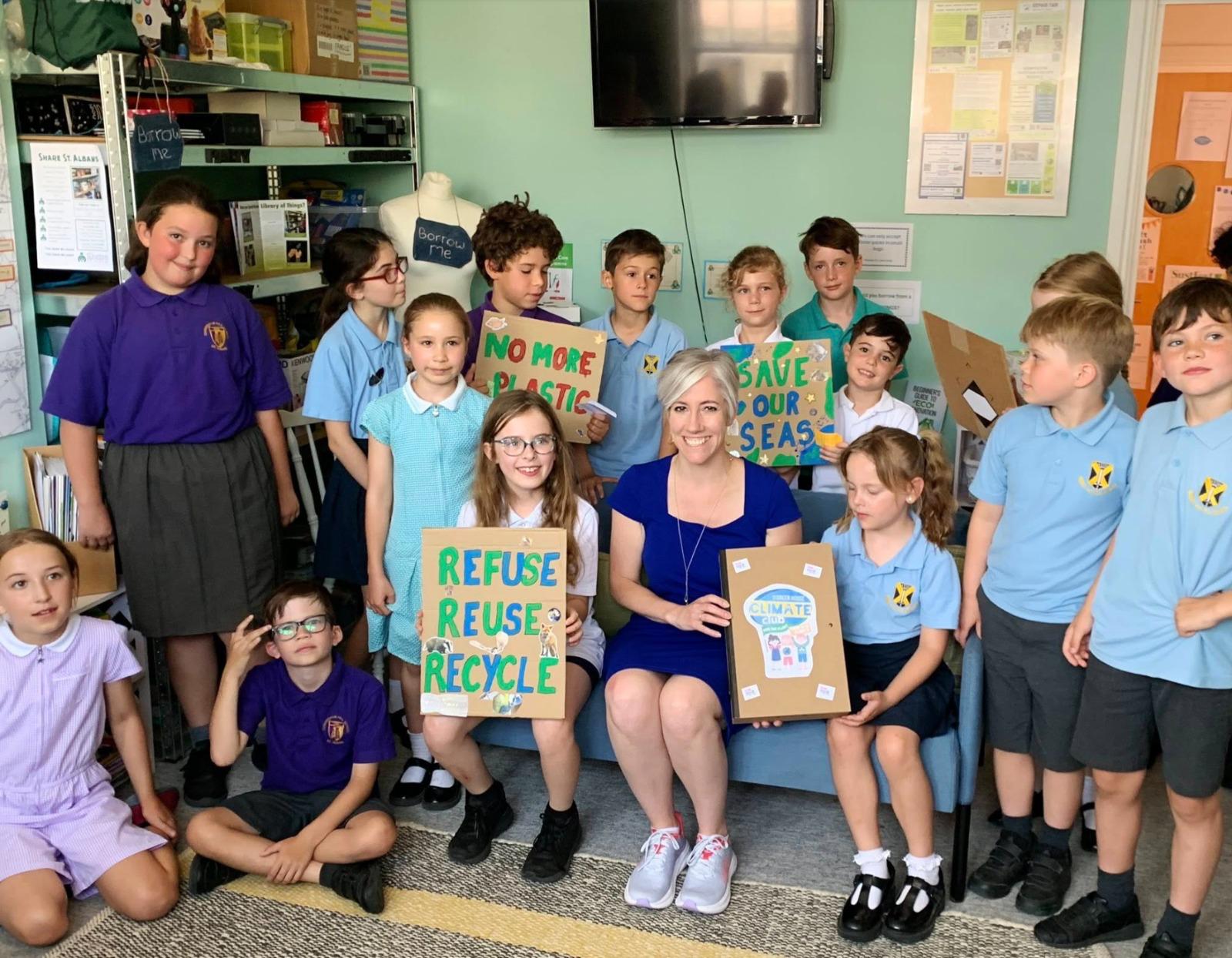 A group of young St Albans eco-activists have launched a campaign to ban plastic toys and wrapping on children’s comics and magazines.