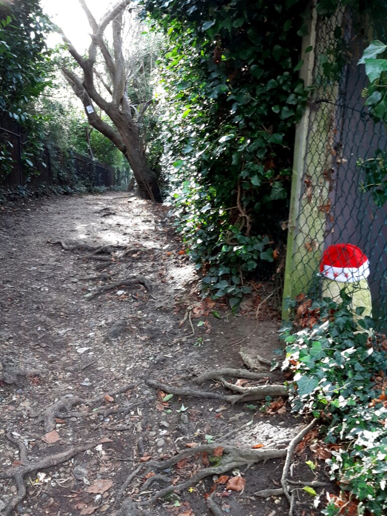 Gnome Alley - between Old London Road and Ramsbury Road.