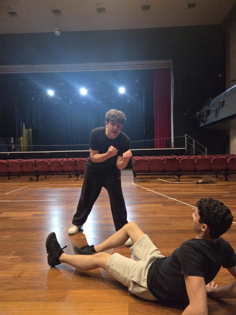 Rehearsals for Brilliant Theatre's production of The Wizard of Oz at the Alban Arena.