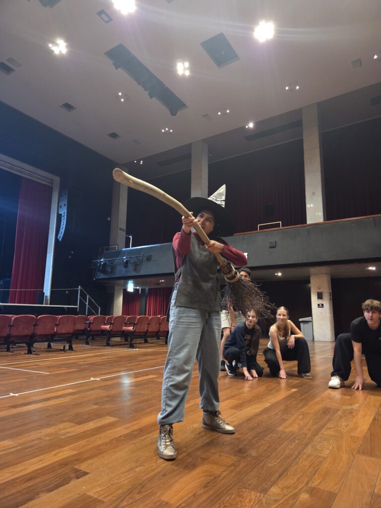 Rehearsals for Brilliant Theatre's production of The Wizard of Oz at the Alban Arena.