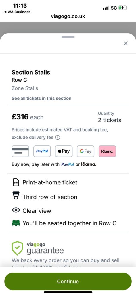 Ticket resale site Viagogo is selling Alban Arena Ricky Gervais tickets for hundreds of pounds.