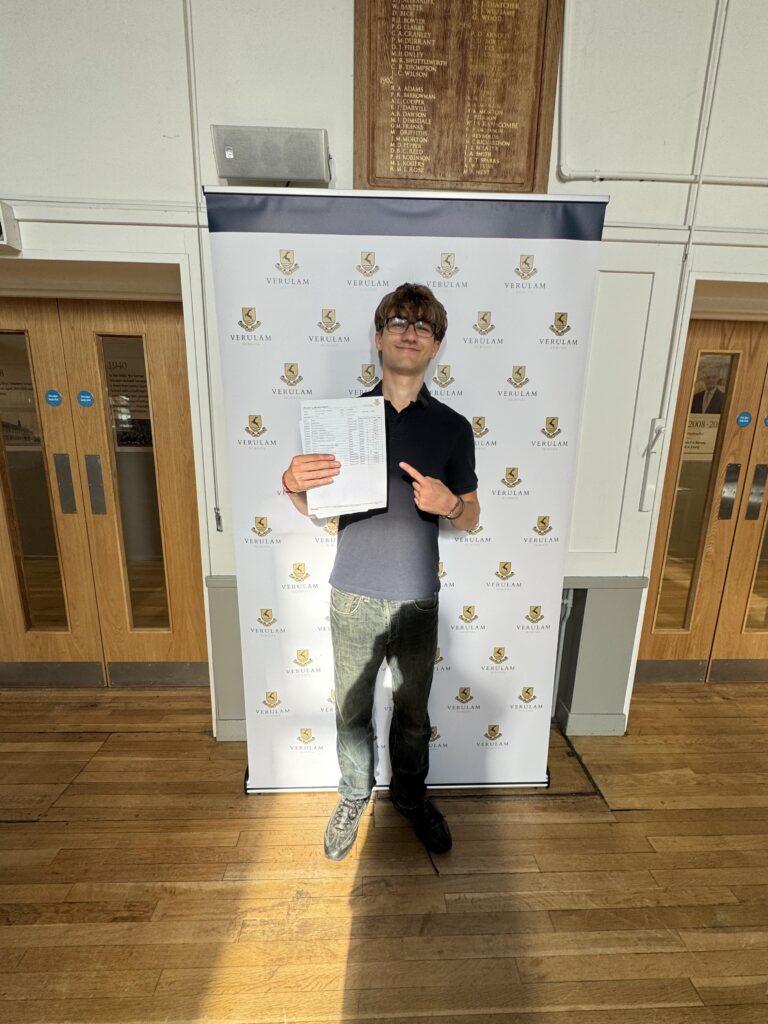 A level results day at Verulam School