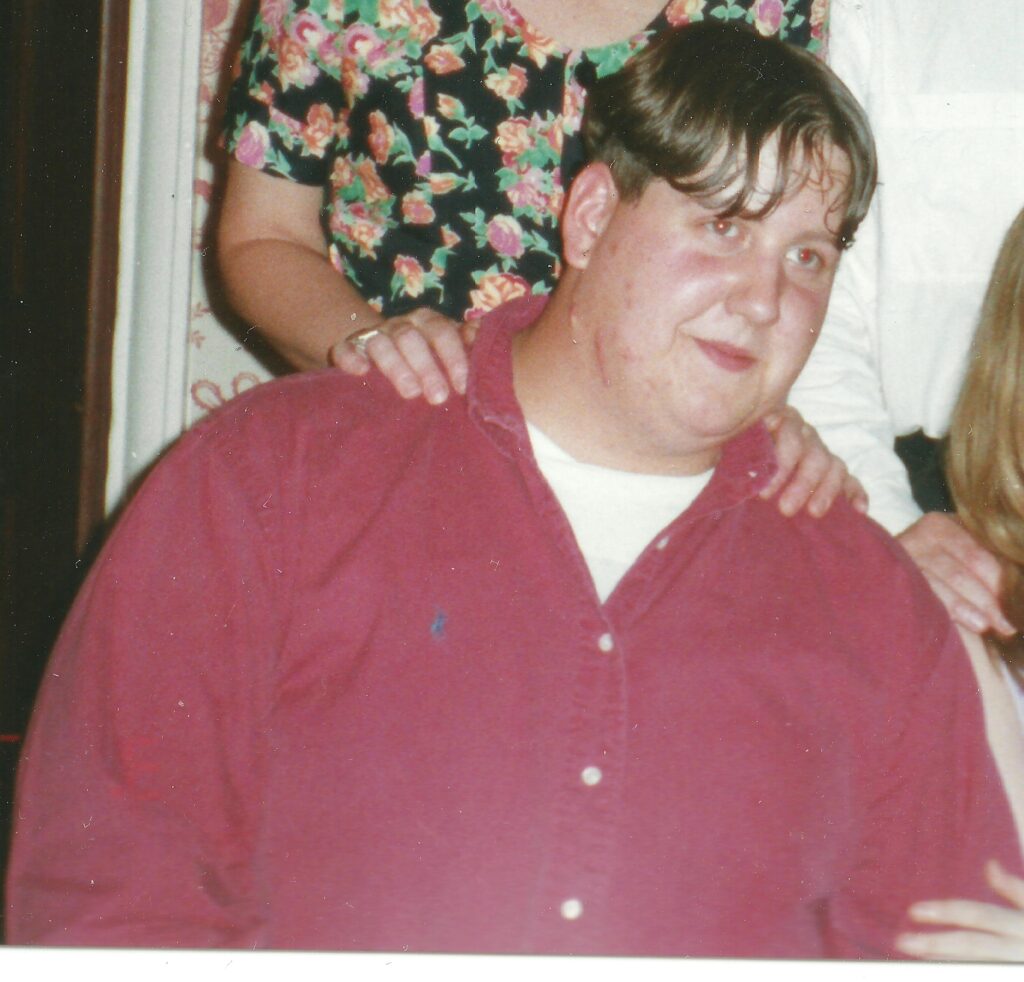 Mark before his fitness journey