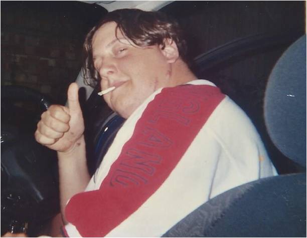 Mark before his fitness journey