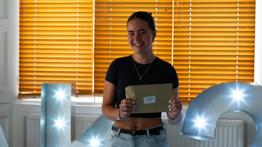 T level results day at Oaklands College