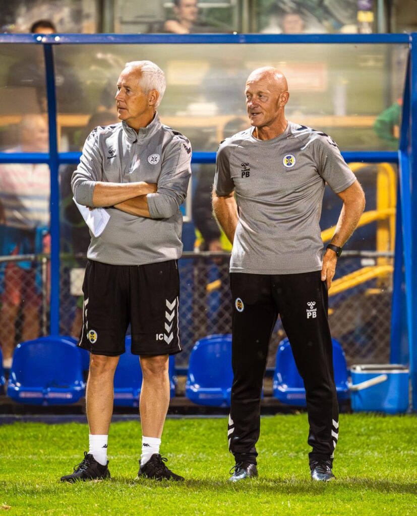 Ian Culverhouse and Paul Bastock. Photo: Dean Pegg