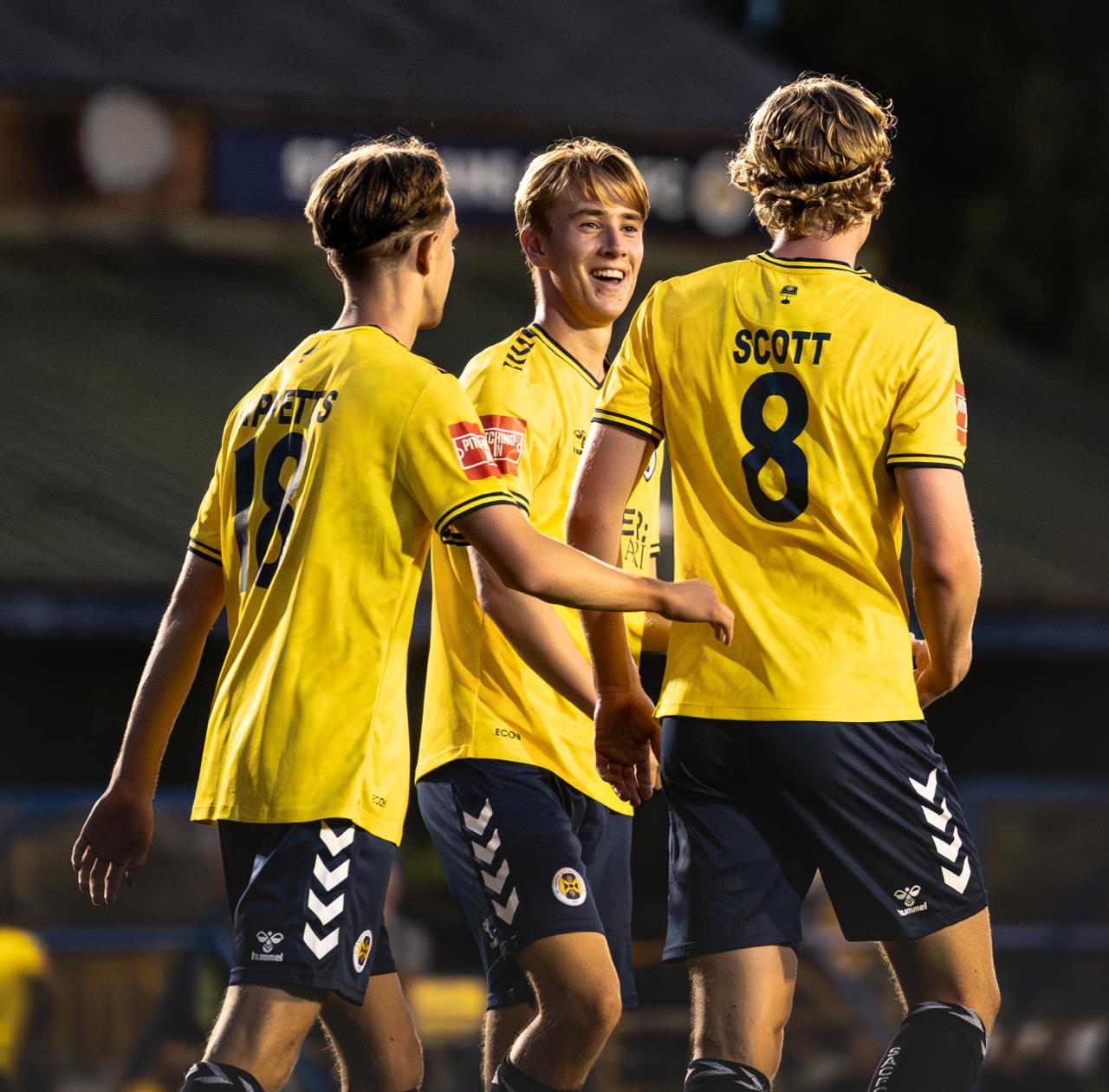 Ryley Scott, goalscorer against Ebbsfleet. Photo: Dean Pegg