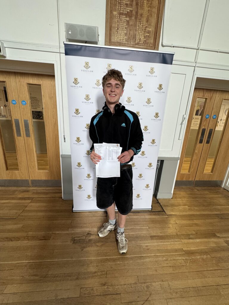 A level results day at Verulam School