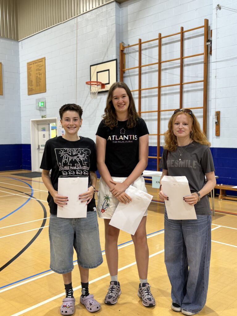 Sir John Lawes School students collect their A level results.