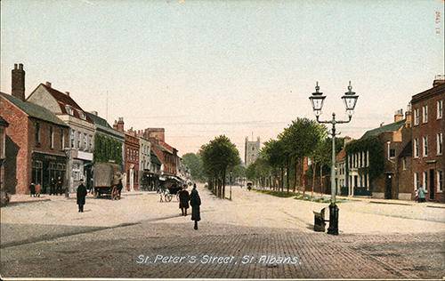 St Peter's Street in the 1920s. Photo: St Albans Museums
