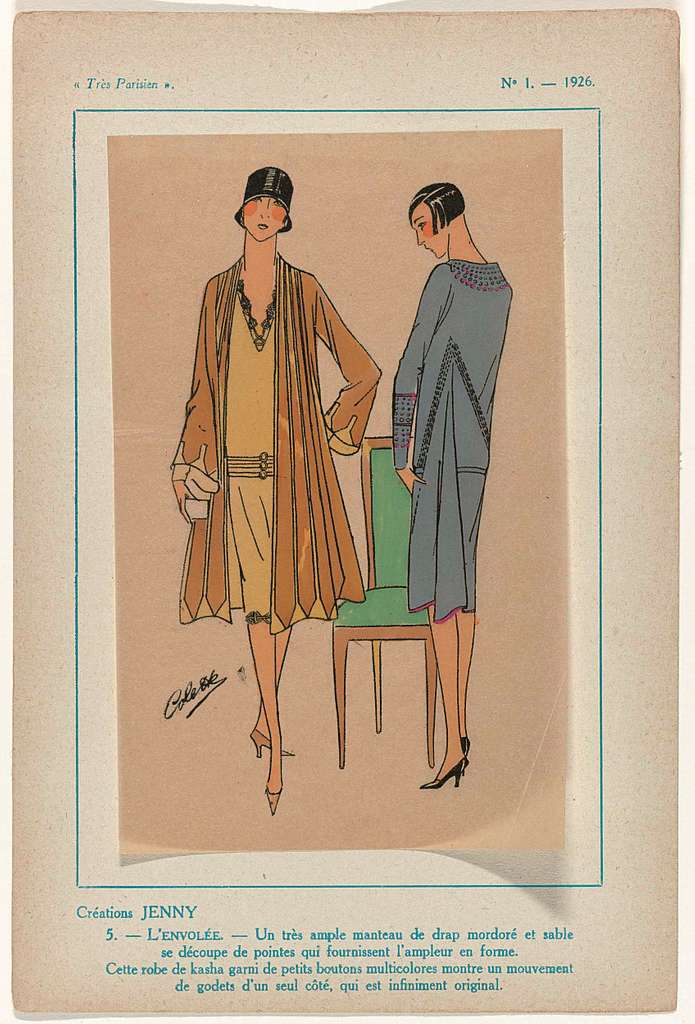 Models by Jean Patou and Jenny, from Très Parisien. 1925