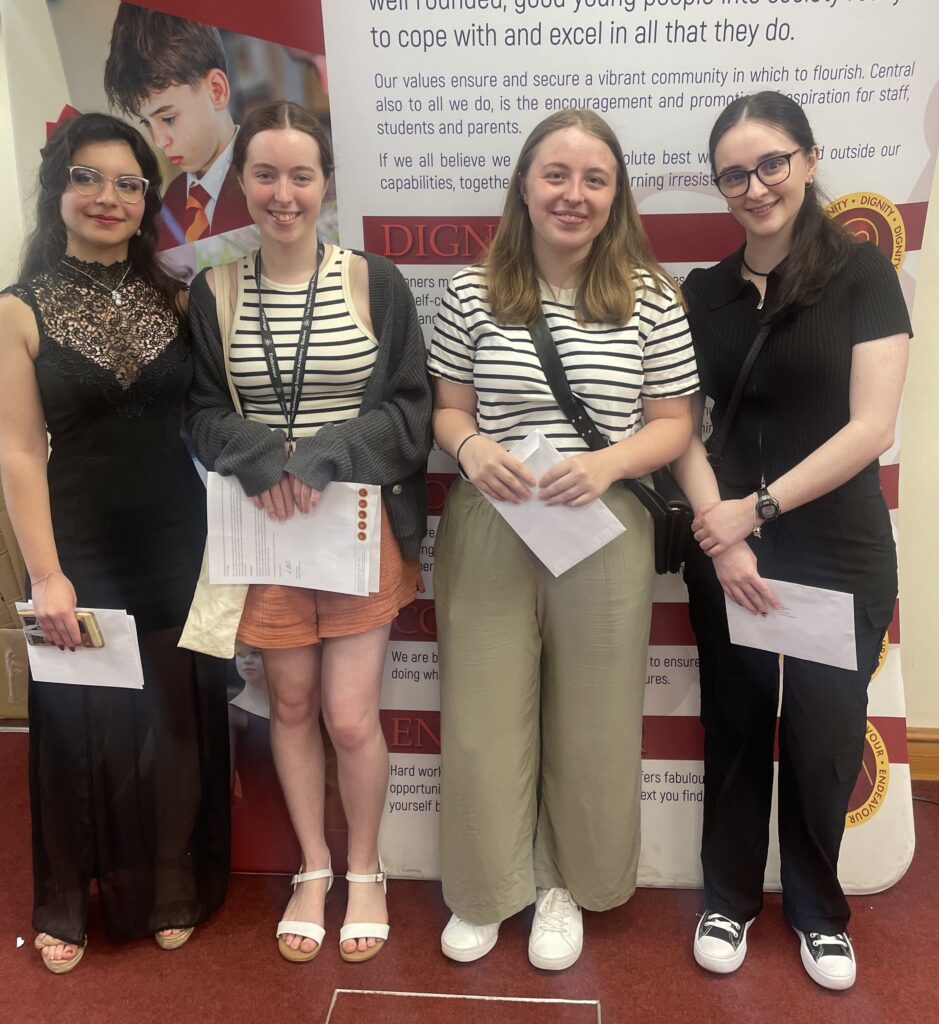 A level results day at The Marlborough Science Academy