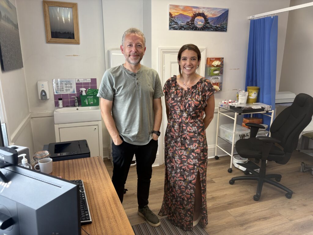 Dr Richard Pile and Dr Nicola Philips from Parkbury House Surgery in St Albans